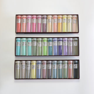 新彩岩絵具12色セット　暖色系